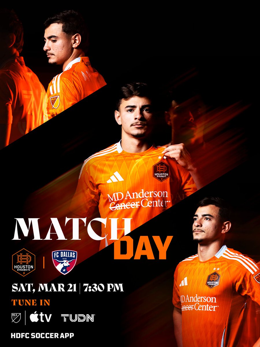 HoustonDynamo's tweet photo. IT'S DERBY DAY!

📺 Apple TV
📻 TUDN + HDFC Soccer App
⚔️ Frisco
 🕢 7:30pm https://t.co/XP1NJvN8KP