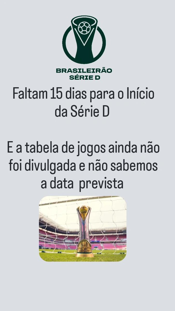 Brasileirão Série D tweet media
