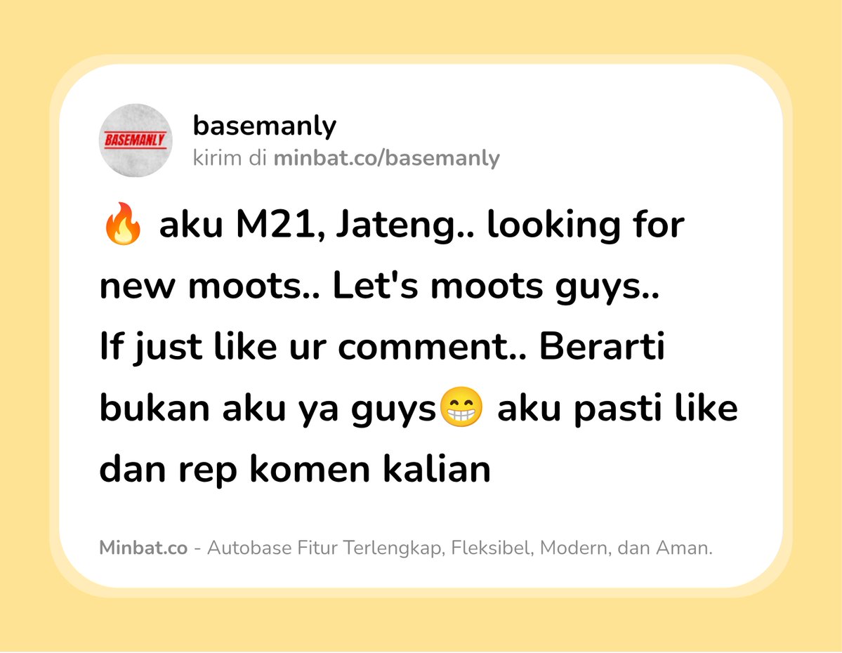 BUKAN BASE RATED tweet media