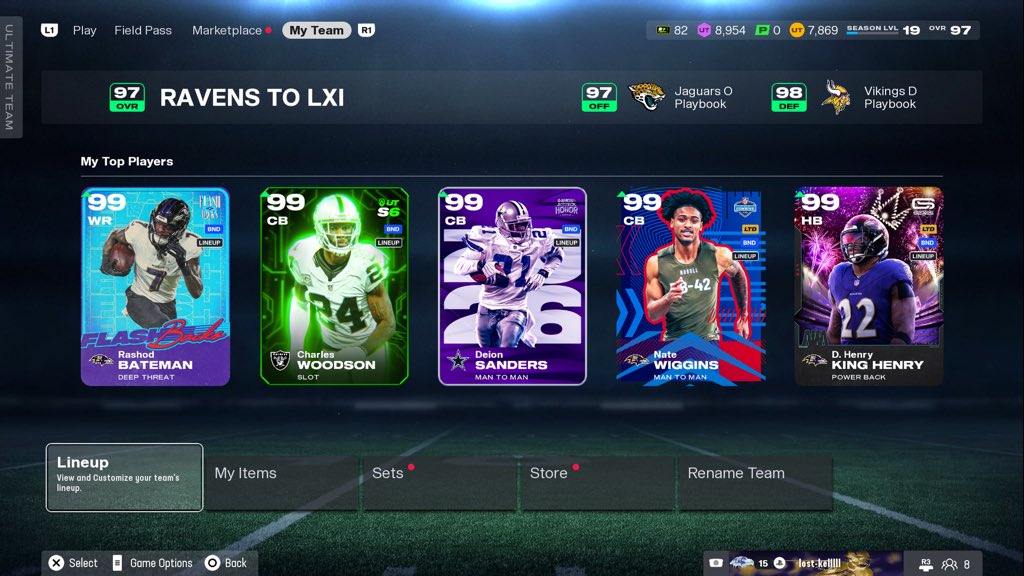 as190220's tweet photo. the budget ravens theme team 🙄 #mut @Zirksee @Moshimadden @itsdomyoutube  @Chuflocka @TheActualCC https://t.co/adE4wFqkYp