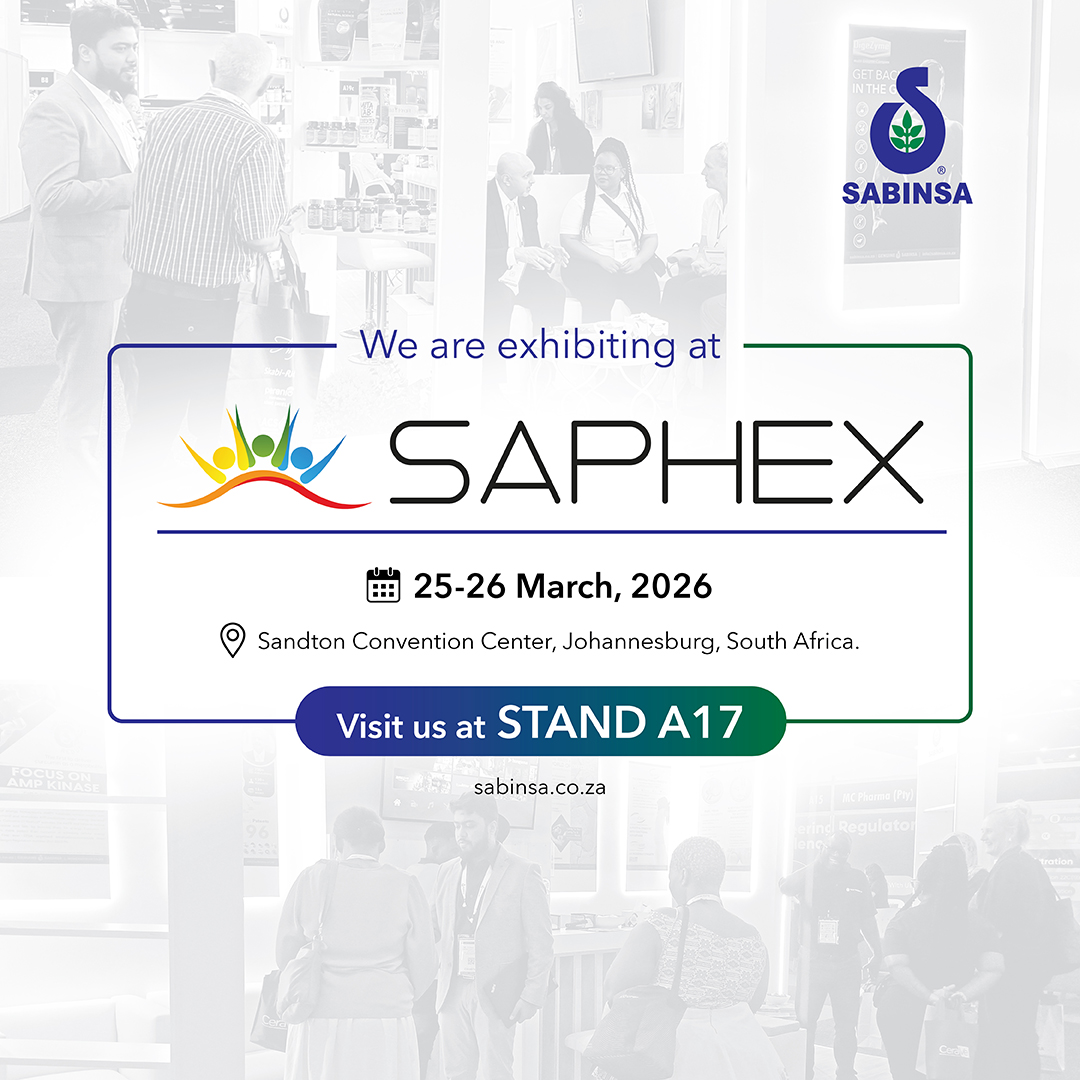 sabinsa's tweet image. We are thrilled to participate in SAPHEX 2026!
- Stand A17
- 25–26 March 2026
- Sandton Convention Center, Johannesburg, South Africa

Register here saphex.co.za

#SAPHEX2026 #Sabinsa #PharmaceuticalInnovation #Nutraceuticals #APIs #HealthcareInnovation