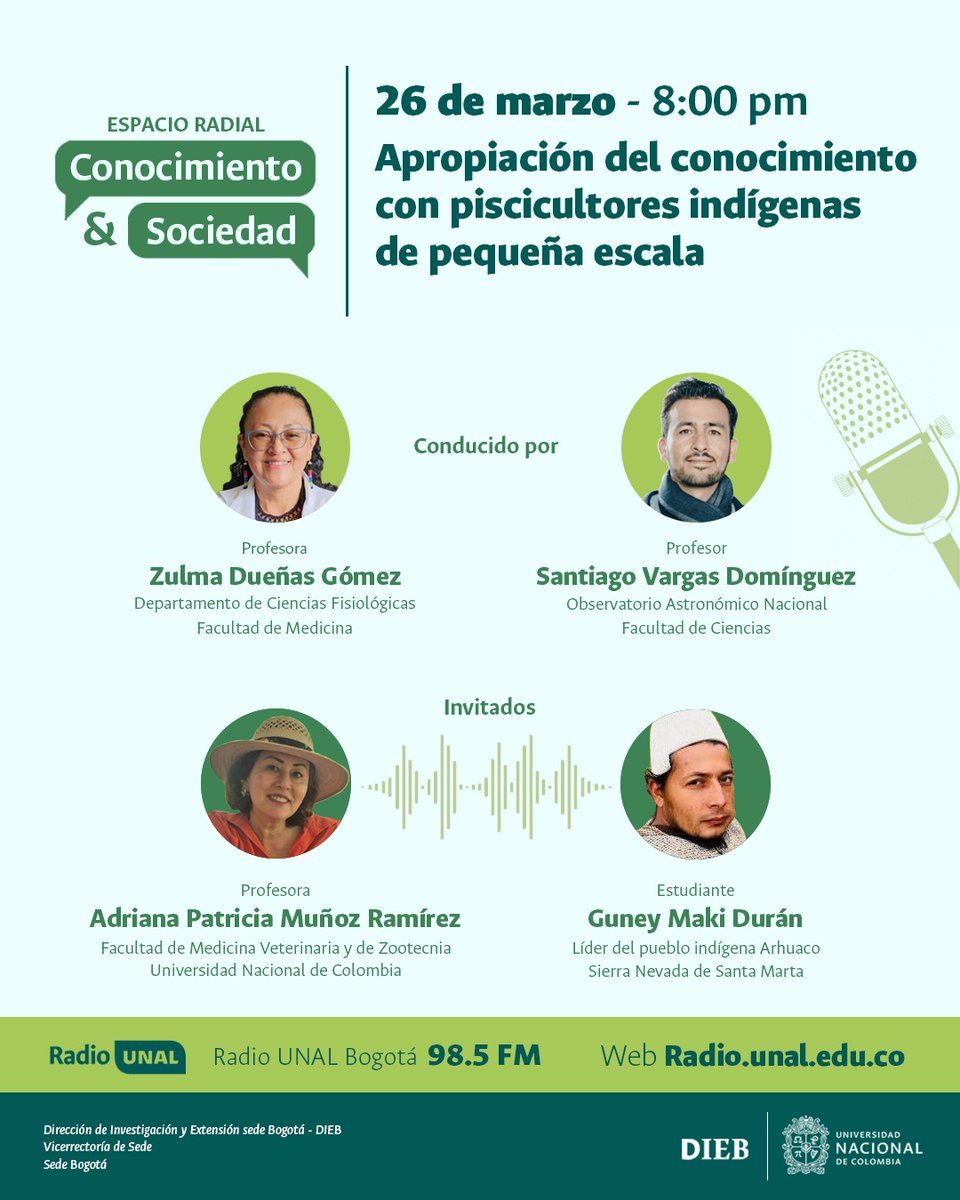 Investigación y Extensión Bogotá - UNAL tweet media