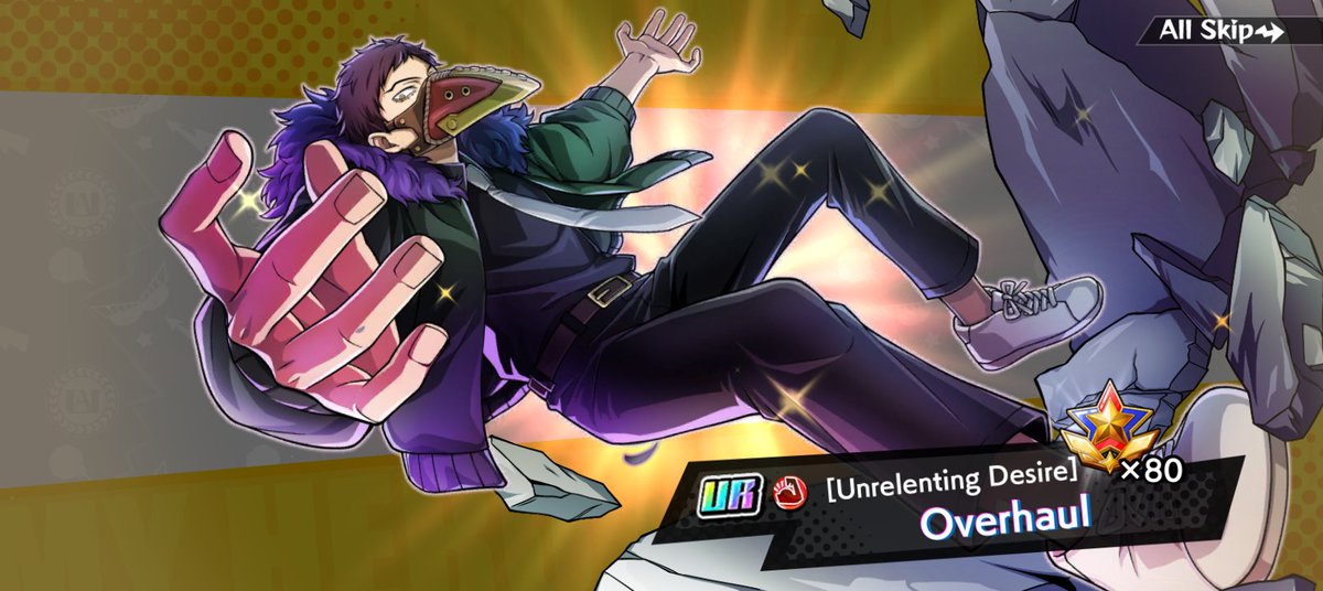 WolfIsabeau's tweet photo. Finally Maxed out, Overhaul in MHUI! ๐๐๐ฆโโฌ
Still adding him to my free 10 pull list without shame!
#MHUI #MyHeroUltraImpact #Overhaul #Awakened #MaxedOut https://t.co/5hzFrck6XM