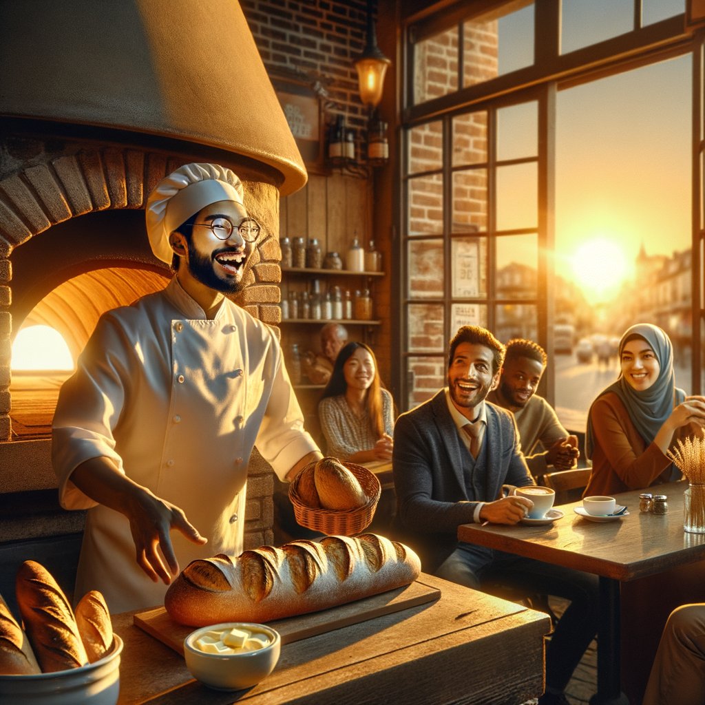 DynamikoFoodIng's tweet image. Happy NATIONAL FRENCH BREAD DAY!
The aroma of a warm baguette, the perfect crackly crust, and a soft, pillow-like crumb - pure bliss. Celebrate by sharing a loaf with friends, pairing with butter or cheese, and savouring every bite.

#FrenchBreadDay #BaguetteLove #BreadLovers