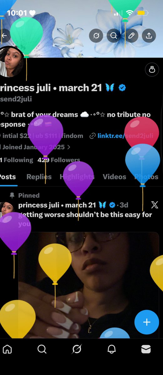 princess juli • march 21 🦋 tweet media