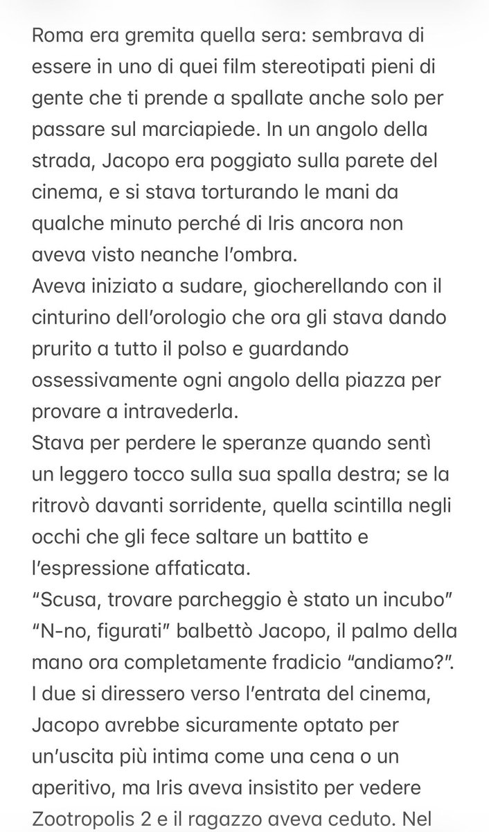 MichClairSimuel's tweet image. #miniOS dell'appuntamento di jaco e iris 💕