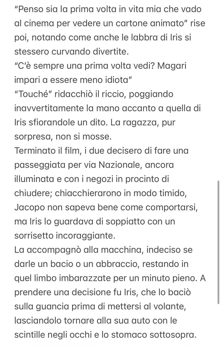 MichClairSimuel's tweet image. #miniOS dell'appuntamento di jaco e iris 💕