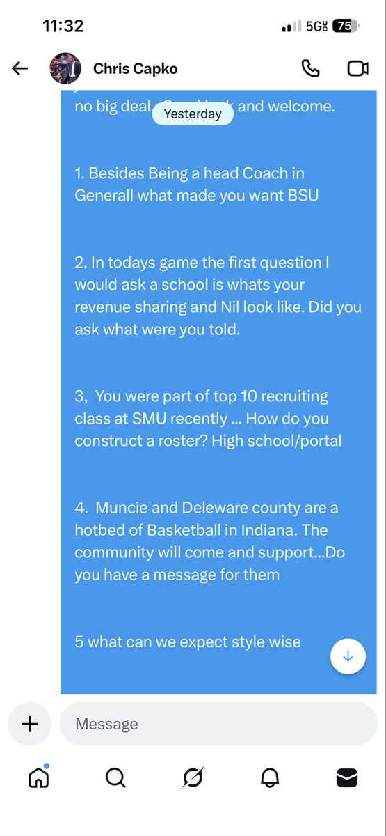 Sidelines - Ball State🐦 tweet media