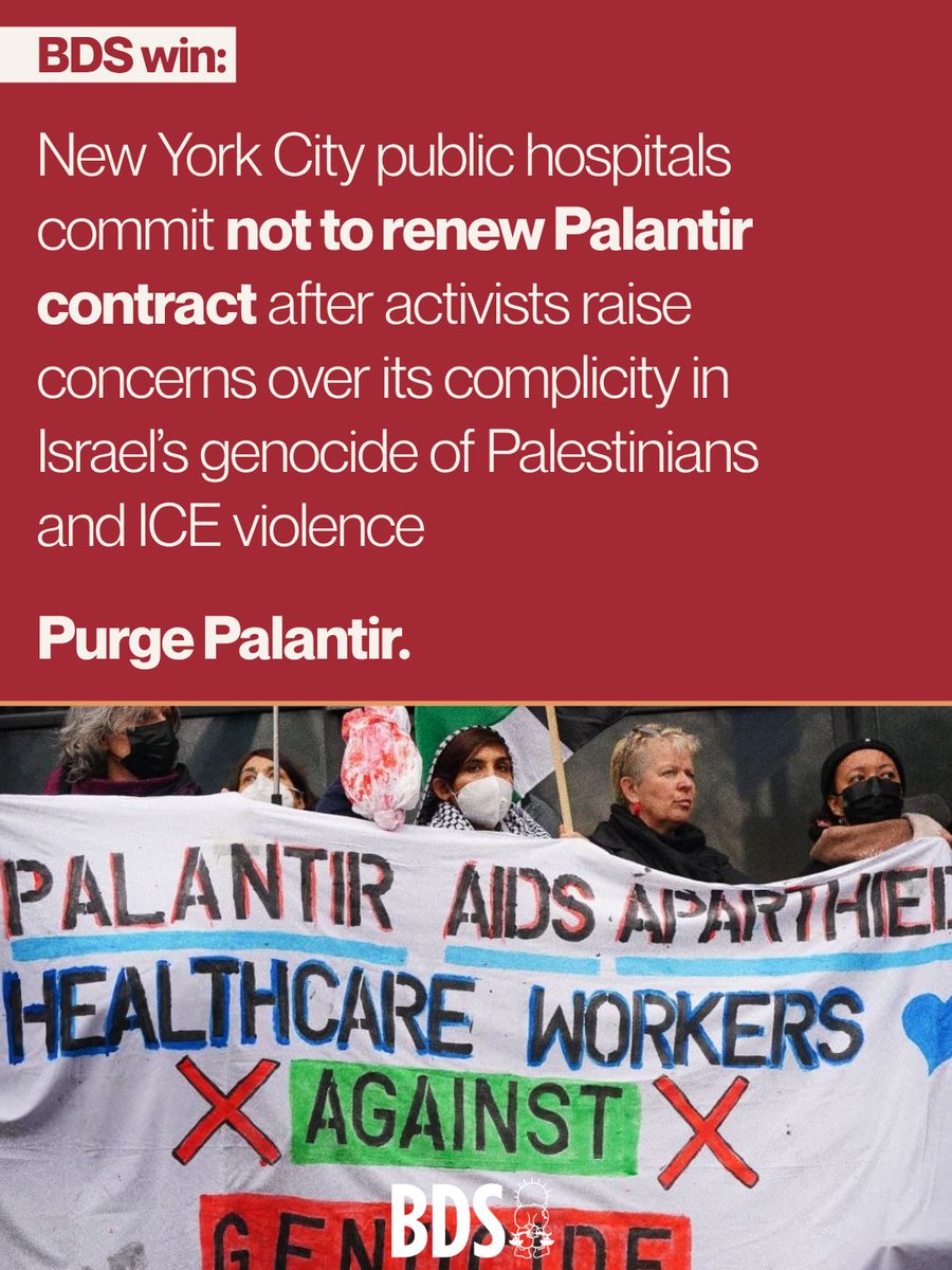 BDS movement tweet media