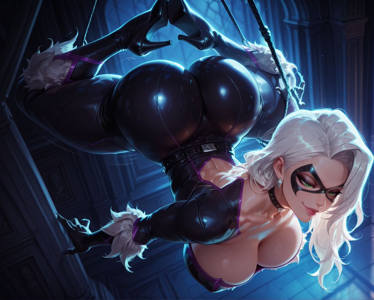 69Kyuro69's tweet photo. 10 pics set 
Black Cat 
#AIart #blackcat #marvelrivals https://t.co/Evu6i7GrNu