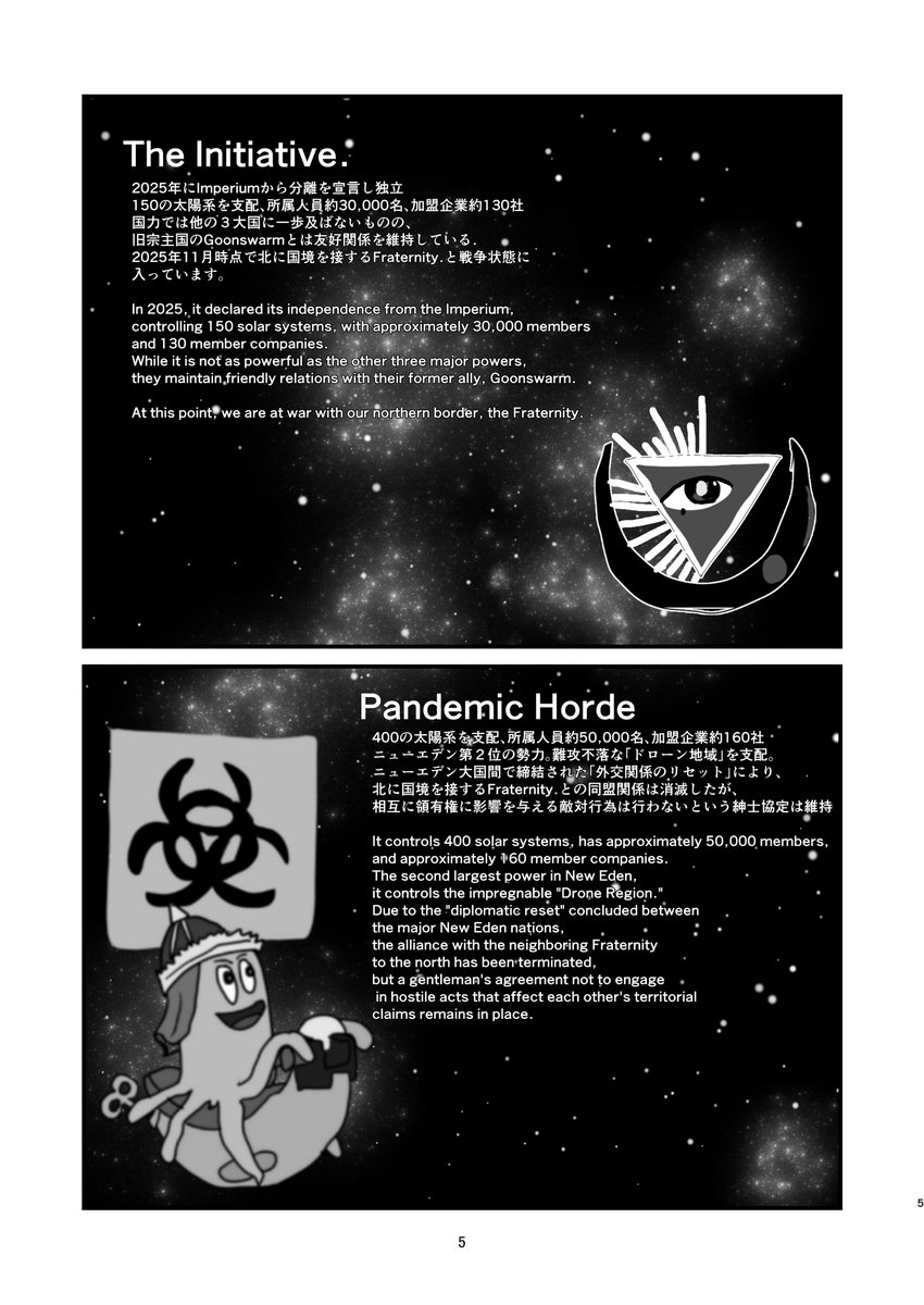 History of New Eden
2025年11月に起きた事件について書きました
#evejapan
#eveonline
#tweetfleet