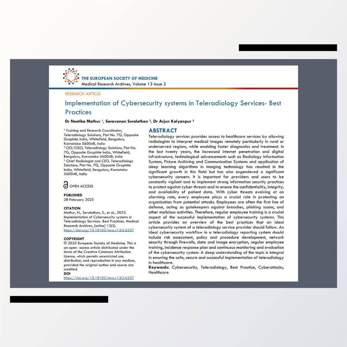 Telerad Tech tweet media