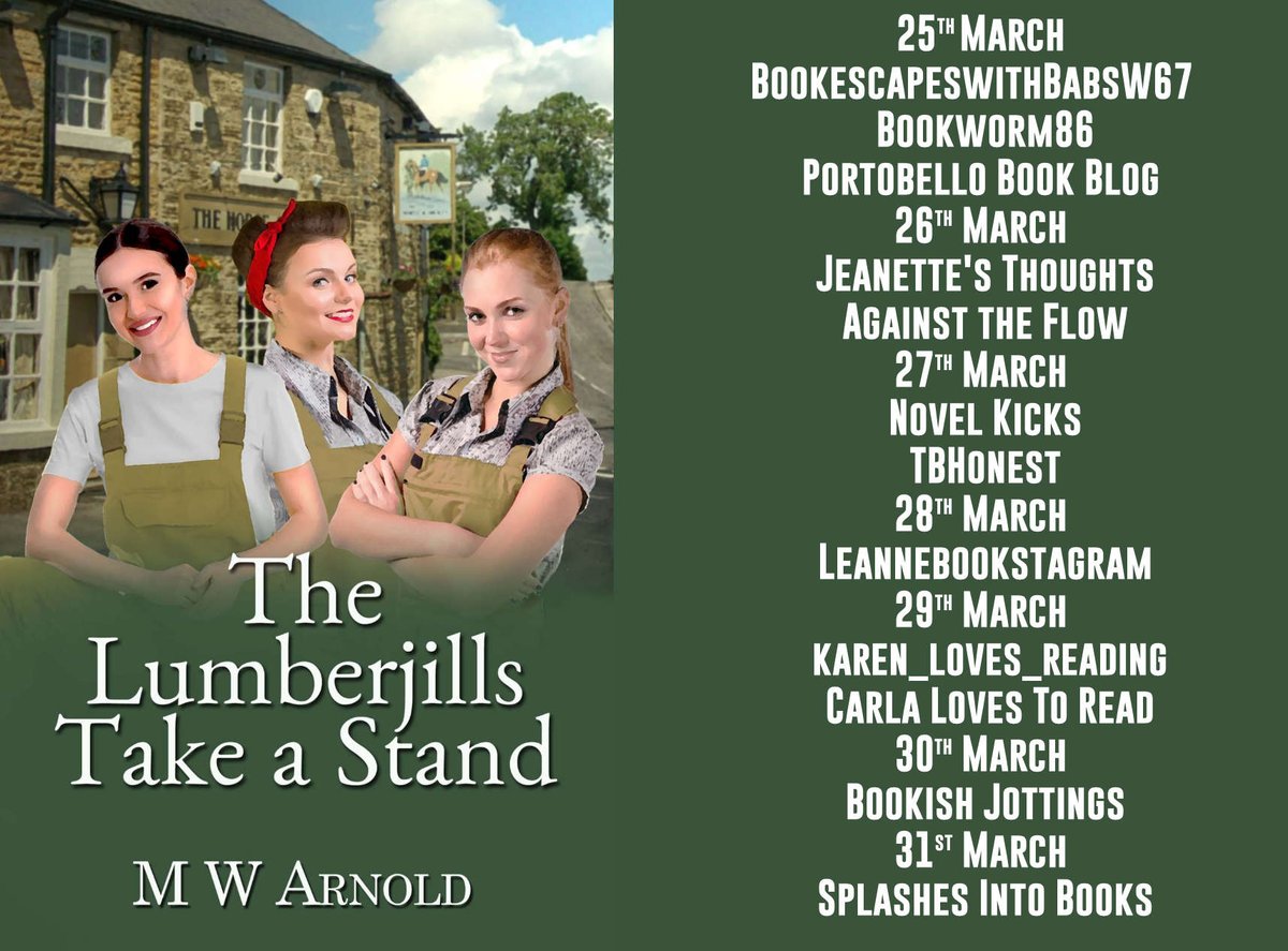 mick859's tweet image. 'The Lumberjills Take a Stand' is going on blogtour with Rachel's Random Resources - 25th - 31st Mar 26.
#Preorder mybook.to/LJ2TAS
@WildRosePress #Historical #mystery #Romance #thrillers @rararesources