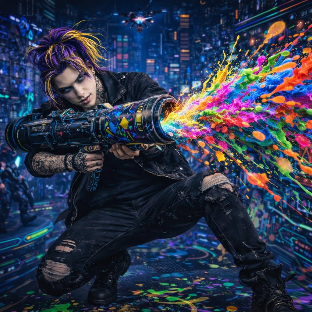 KANADEMIO_art's tweet image. Chromatic Rebellion
ーAnother Form 2ー

#KANADEMIO #VisualArchive #AIart︎ #AIillustration