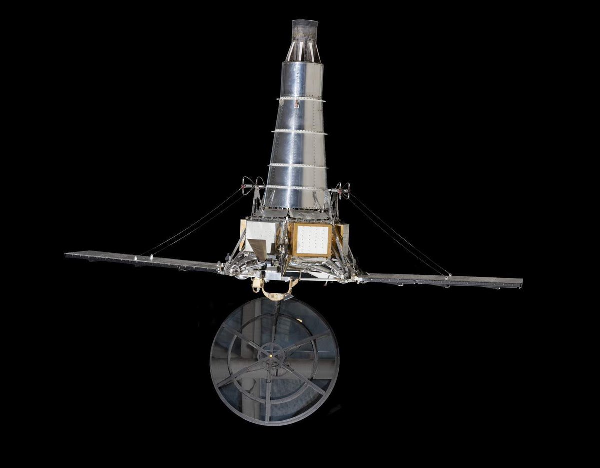 airandspace's tweet photo. #OTD in 1965, Ranger 9 spacecraft launched to the Moon on the final mission of the Ranger program. Unlike previous Ranger spacecraft, Ranger 9 flew with its cameras pointed in the direction of travel, taking stunning photographs of the lunar surface. #AirSpacePhoto https://t.co/HcYbAqO2Lj