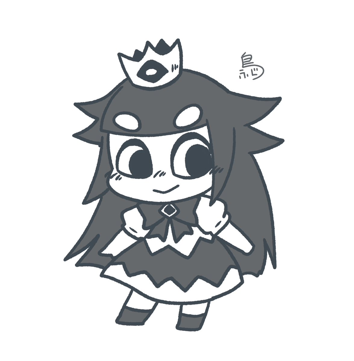 #ヒマリモお絵描き
#嘘つき姫と盲目王子
姫
