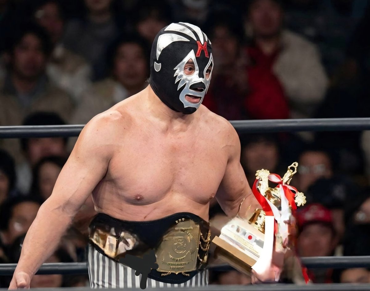 ミル・マスカラス #全日本プロレス #この写真を見た人はベルト姿の写真