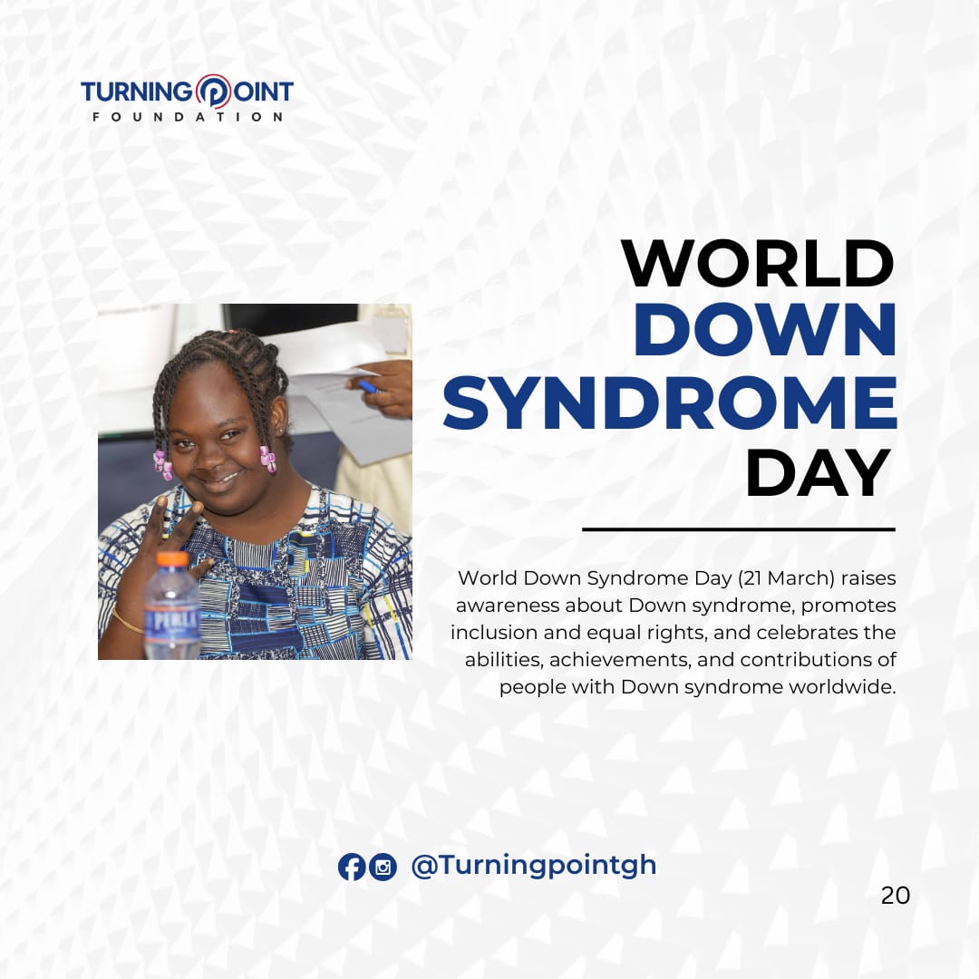 turning_pointgh's tweet photo. Celebrating ability, embracing differences. 💙💛
Everyone deserves dignity, inclusion, and opportunity.
#WorldDownSyndromeDay #InclusionMatters #TurningPointFoundation https://t.co/O3EJZdViJj