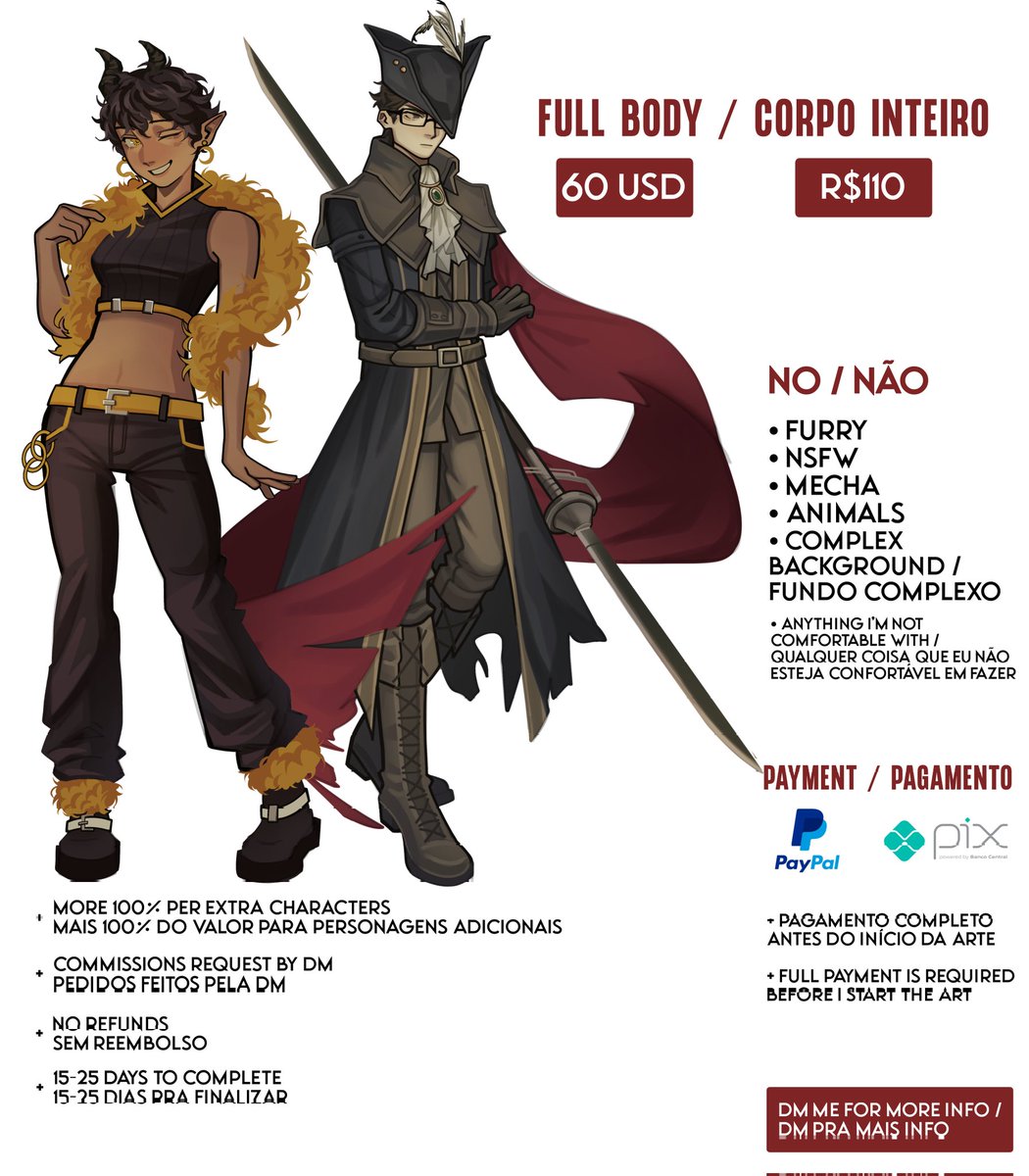 tha | comms open!! tweet media