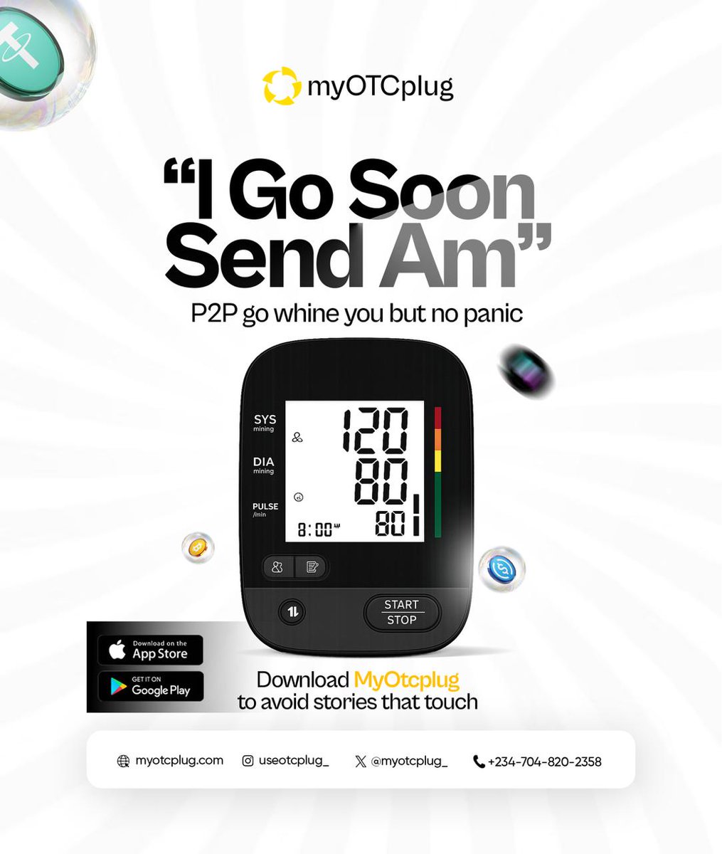 myotcplug_'s tweet photo. P2P go whine you, your vendor go ghost you, but the Plug never misses. 🔌⚡

Avoid stories that touches the heart 💔
Download myOTCplug — link in bio.
#CryptoNigeria #USDT #Bitcoin #Web3Africa #P2PTrading #CashoutSeason #Naira https://t.co/Ianw7tNYp0