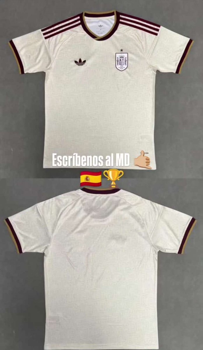 CamisetasGool's tweet photo. ¿Aún no tienes la segunda equipación de España? 🇪🇸🔥 ¡En persona es todavía más bonita!😻

✅ Diseño espectacular
✅ La mejor calidad/precio garantizada.

📩 ¡Mándanos un MD y pide la tuya antes de que se agoten! 

👉 Y pásate por nuestro Instagram: camisetasgool_ https://t.co/2enJwKKEno