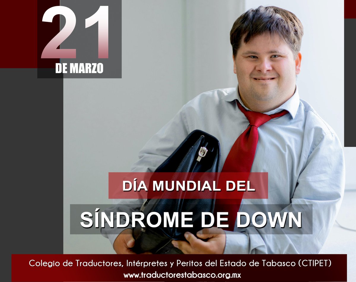 ctip_tabasco's tweet photo. 21 DE MARZO: DÍA MUNDIAL DEL SÍNDROME DE DOWN. #DíaMundialDelSindromeDown #InclusiónMéxico #InclusiónTabasco #PeritosTraductoresMéxico #PeritosTraductoresTabasco https://t.co/wuWGjZ6gBz https://t.co/dEgqjXTzkR