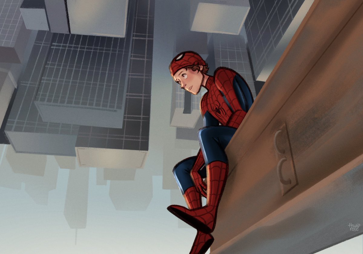 it's a brand new day 🕷️🕸️🏙️ #spiderman #peterparker