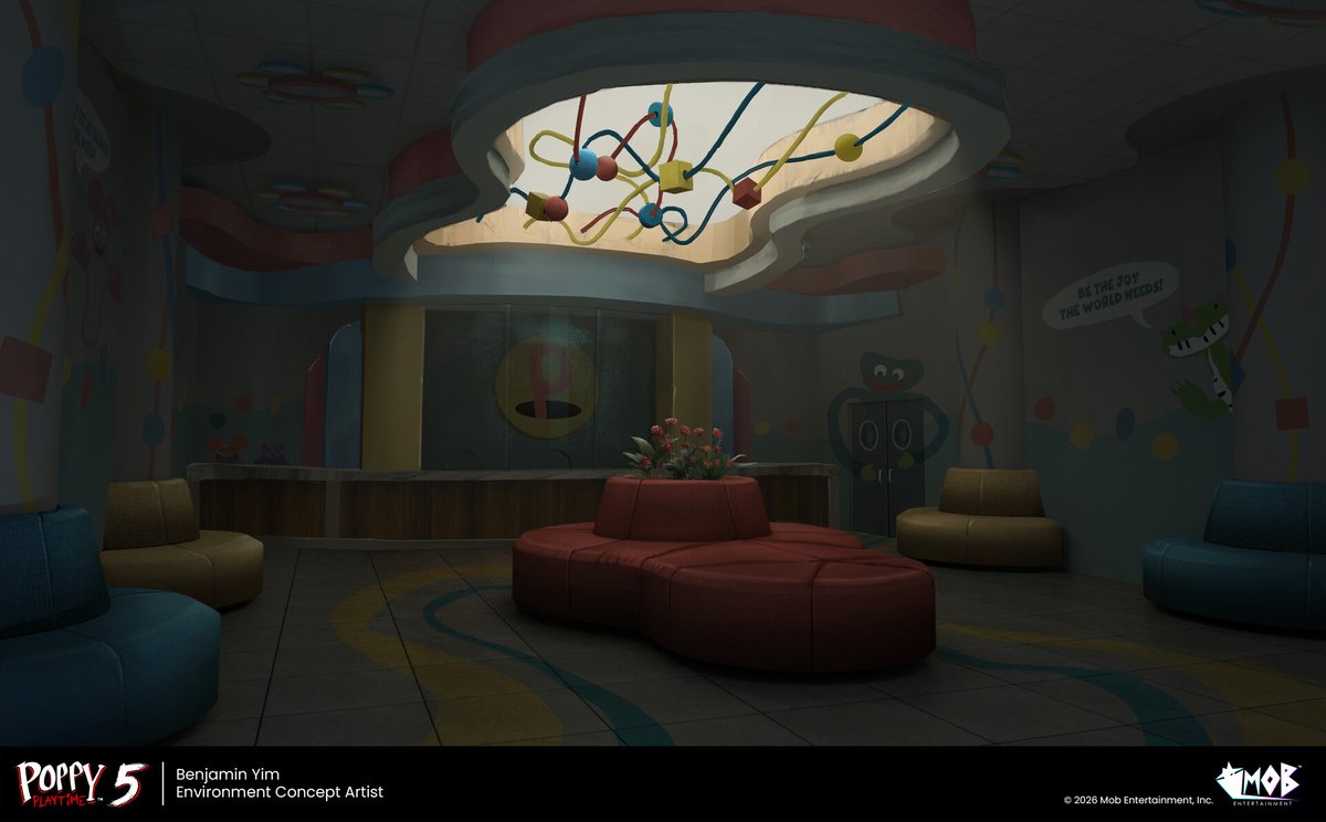 Fantime_Horror's tweet image. 🎨 NEW #PoppyPlaytime CONCEPT ARTWORK!

👀 Here are some concept arts shared by Benjamin Yim on Artstation! We can notably see Lily’s Dollhouse, with toy heads on the walls, scary... 
#PoppyPlaytimeChapter5