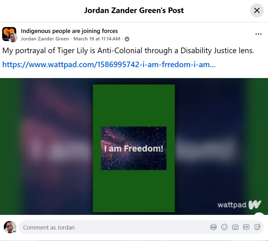JordanZanderG's tweet photo. #NotYourTigerLily Click Alt for the full story. https://t.co/CpQEMy9NGg