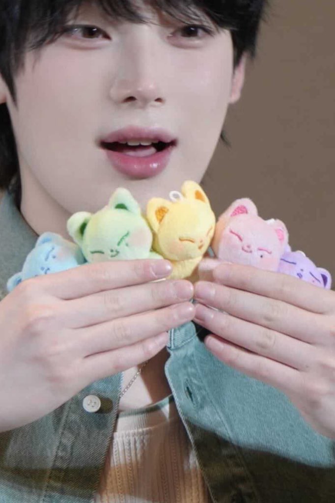 Is this going to be Sunoo Bar’s blind box merch soon?🥹 those mini Dou Ali have different expressions and colors. I want them all! 💙💚💛🩷💜

 #SUNOO #엔하이픈_선우 #ソヌ #ENHYPEN