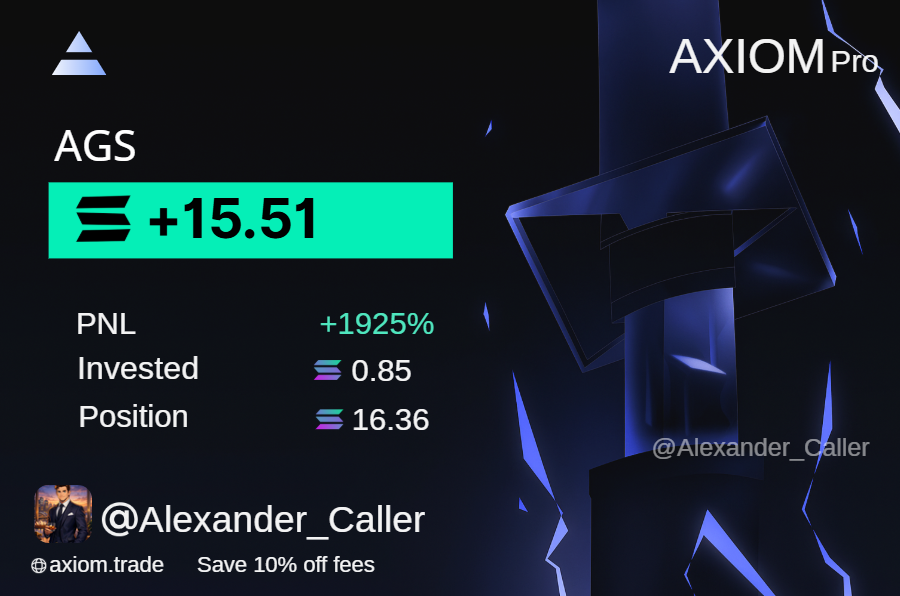 LandivarMarco's tweet photo. $AGS/SOL is holding the 70K–90K support, aligned with the rising trendline.

Hold this zone ➝ potential bounce to 180K–200K.
Lose support ➝ manage risk tightly.

Clean entry area, solid RR. Watch volume for confirmation https://t.co/OOd0o1sQs4