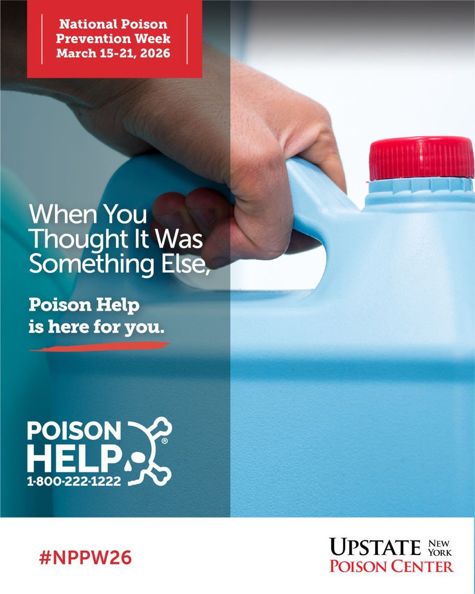 Upstate New York Poison Center tweet media