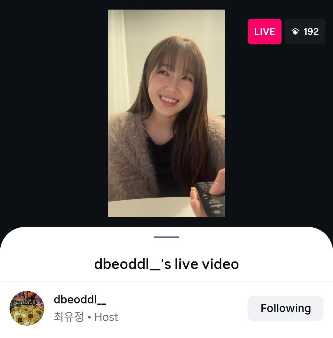 [🌻] 260320 | dbeoddl__ live
🔻 1:36:51
(youtu.be/5oO2Lm_tN3Q)

#최유정 #CHOIYOOJUNG
#IOI #WekiMeki