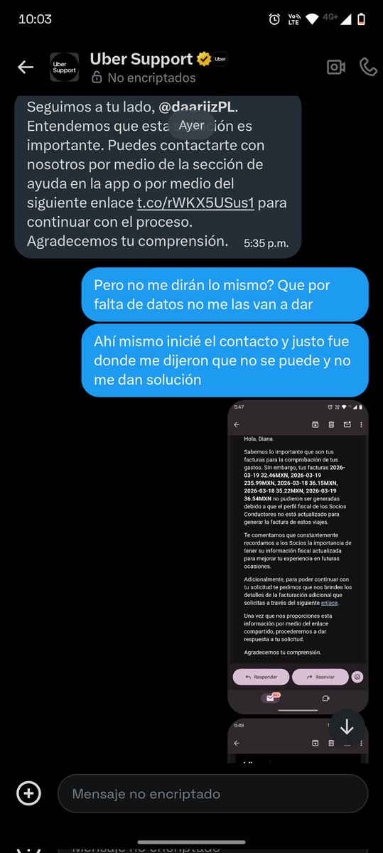 daariizPL's tweet photo. @Uber_Support @Uber_MEX @Uber_Support siguen sin darme ni respuesta ni solución. https://t.co/WoM79ewcbA