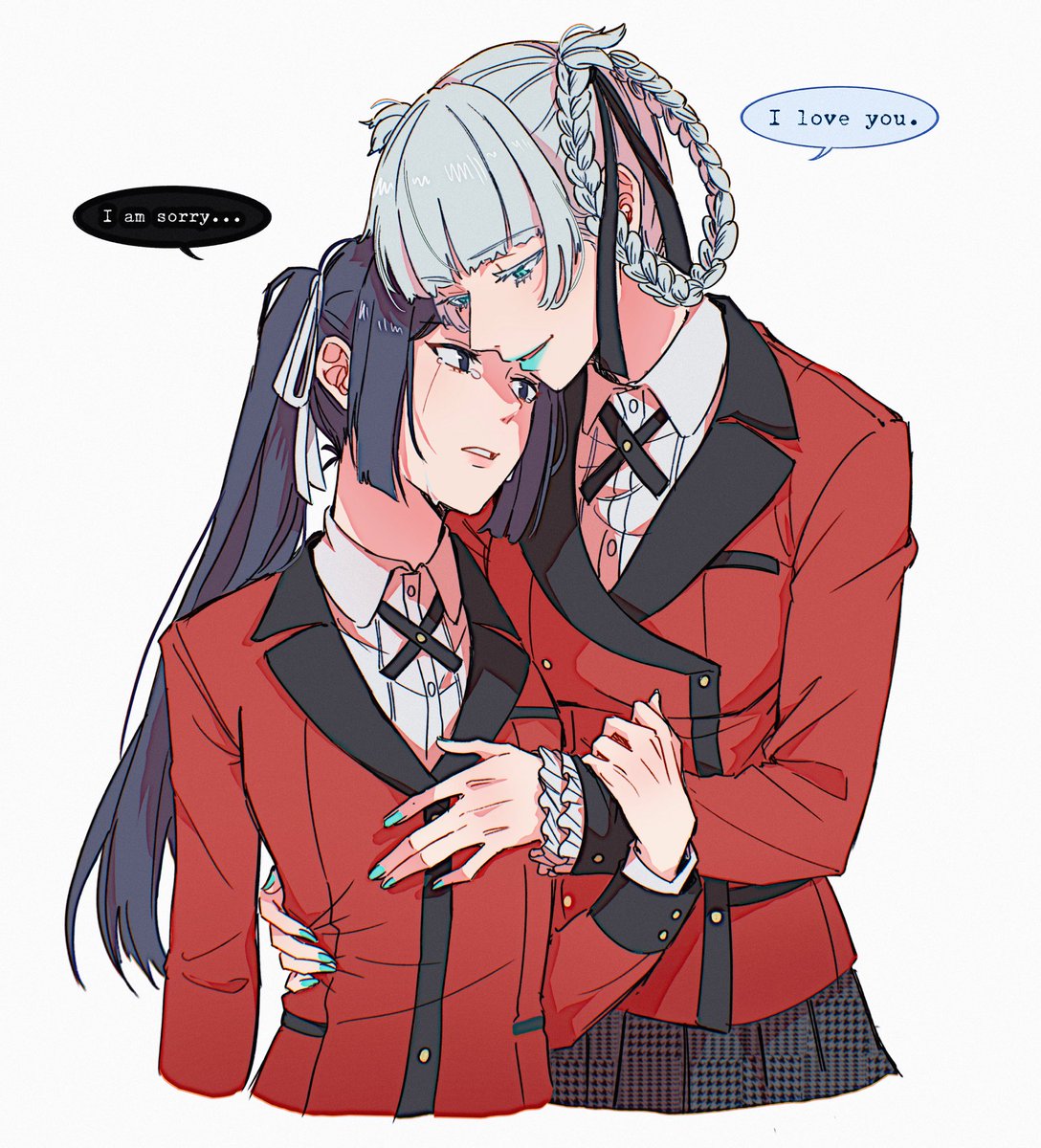 给桃清老师的互绘🩵💜
#賭ケグルイ #kakegurui #きらさや #kirasaya