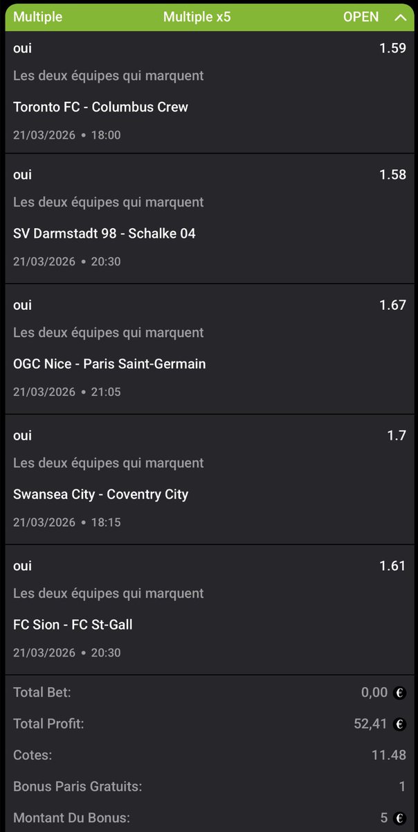 BTTS PRO GRATUIT ⚽️🥇 tweet media