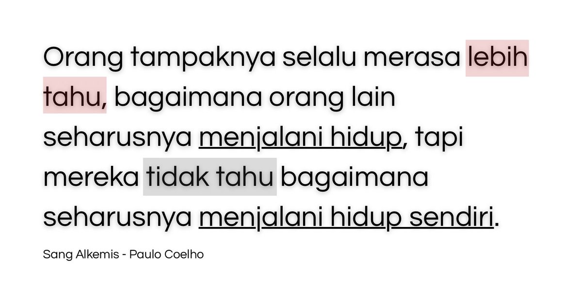 masgee__'s tweet photo. 1 kutipan sebelum tidur dari buku Sang Alkemis - Paulo Coelho