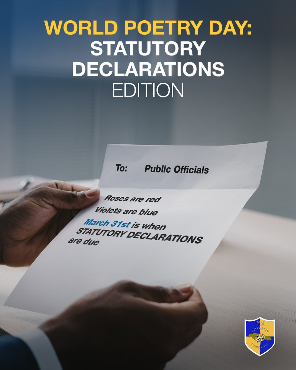 Integrity Commission of Jamaica tweet media