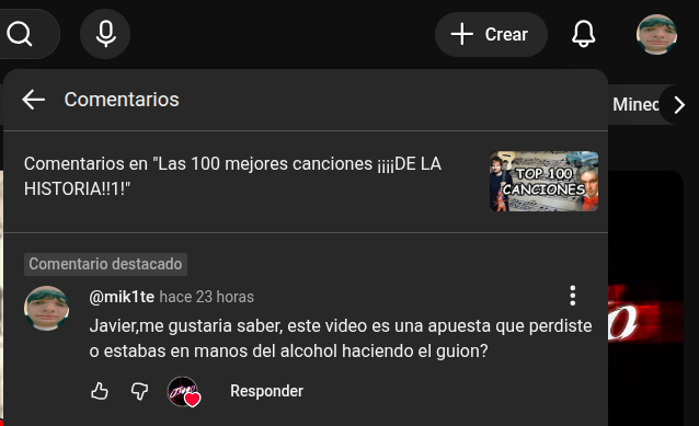 MiketeYPunto's tweet photo. @JavierinatorXd voy a llorar es mi comentario
Javier te quiero https://t.co/Fk0ms0m16l