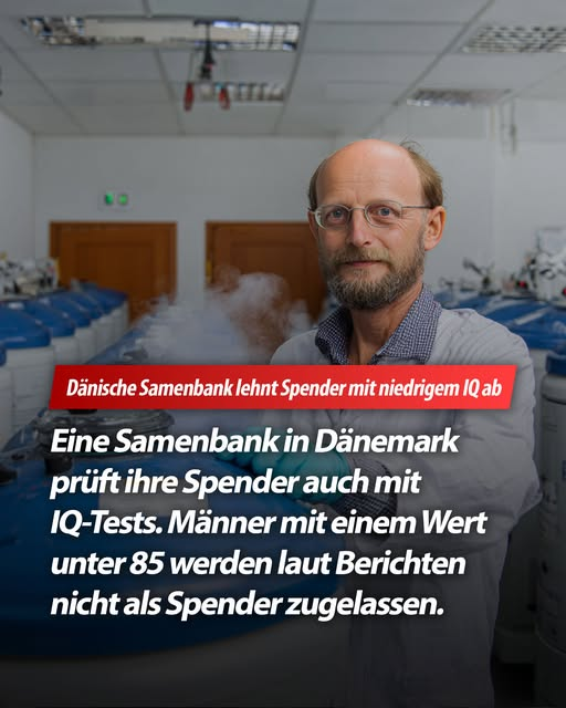 Sehr löblich. Bitte auch noch: Kein Samen von Spendern mit unter 1,80 m Körpergröße.