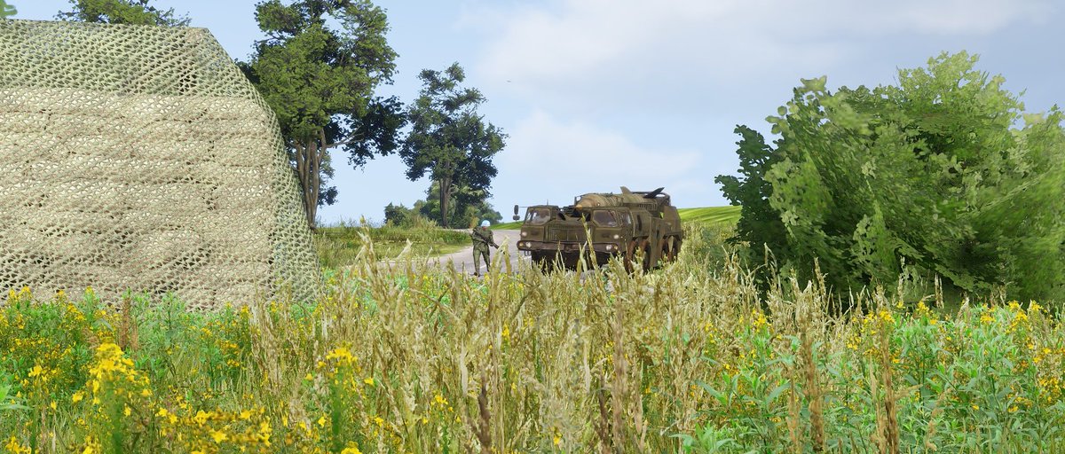 R_P_one's tweet image. Running a checkpoint in #Arma3, preventing the smuggling of Yorkie bars. This totally legitimate privately owned Scud TEL was entirely clean of contraband. :D
