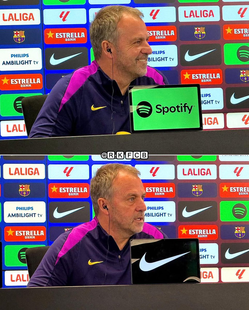 🗣️Hansi Flick avant le match contre le Rayo Vallecano : « Joan Garcia pourra jouer demain. Je suis ravi qu’il ait été convoqué en équipe nationale espagnole. » 

🗣️Hansi Flick à propos du Rayo Vallecano : « Ils jouent de la même manière à domicile et à l’extérieur. C’est une