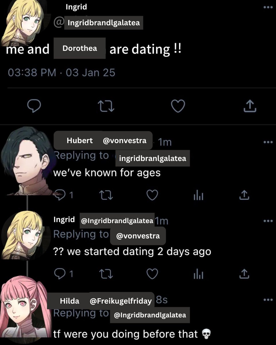 Edel (or belle, or ingrid who cares) tweet media