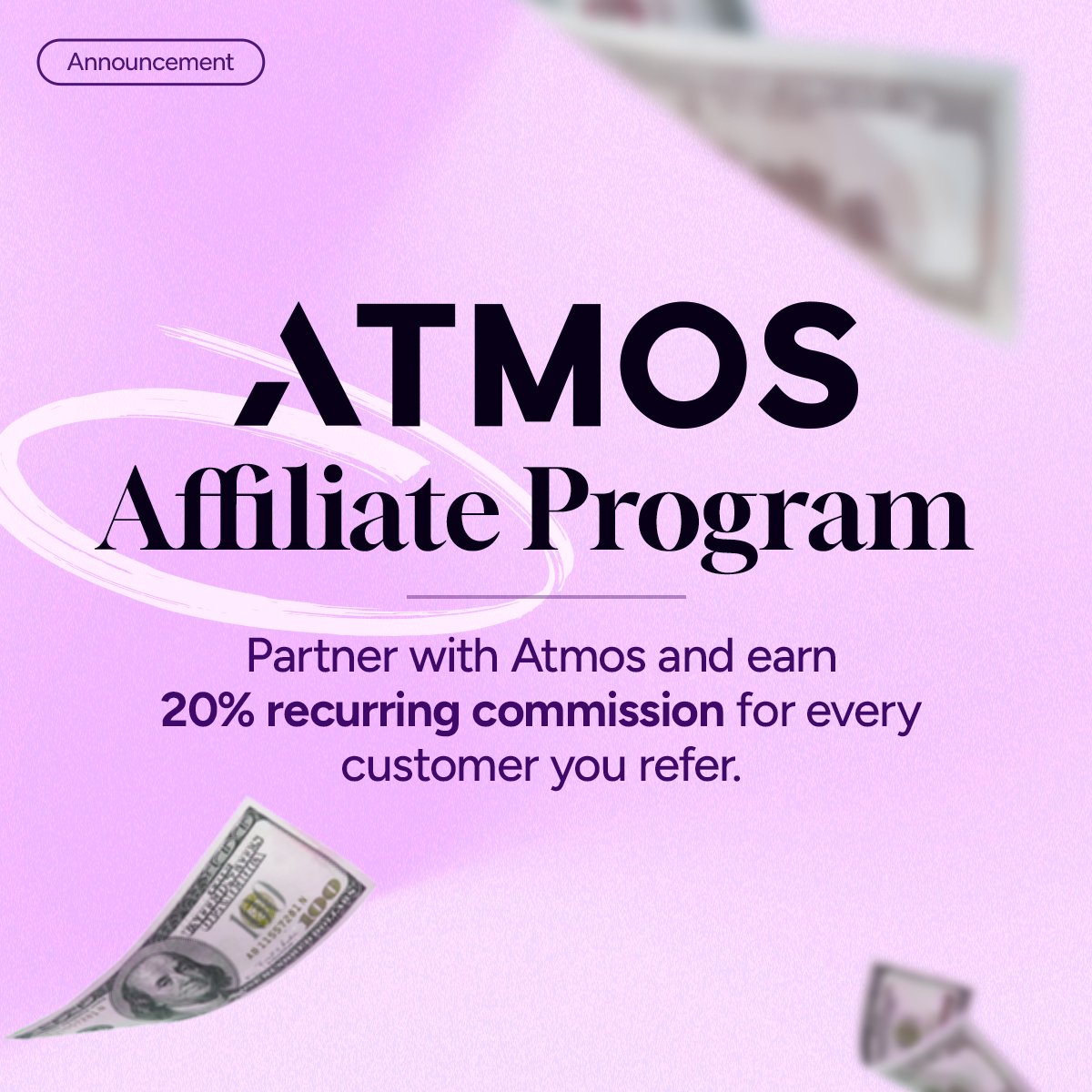 atmos_style's tweet image. Introducing the Atmos Affiliate Program!
Earn 20% recurring commission for every referral.
Apply → Share your code → Start earning 💸
-
Designers, reply below if interested!
-
#affliate #referral #UIDesign