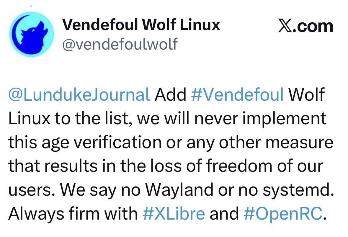 The Lunduke Journal tweet media