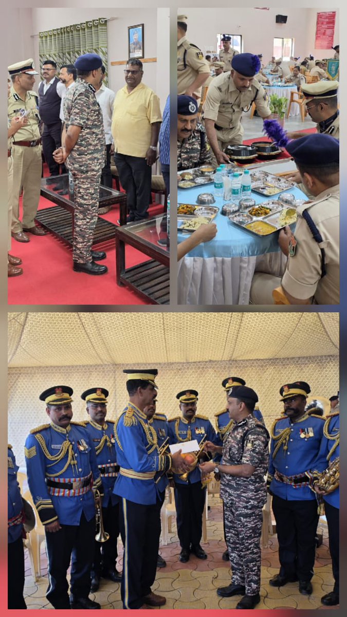 Connecting with the heartbeat of the Force.

DG Shri G. P. Singh, IPS, addressed personnel, laying emphasis on the importance of training, health and morality during a Sainik Sammelan at GC Pune. He also, released the GC CRPF Pune Newsletter, and interacted with retirees to