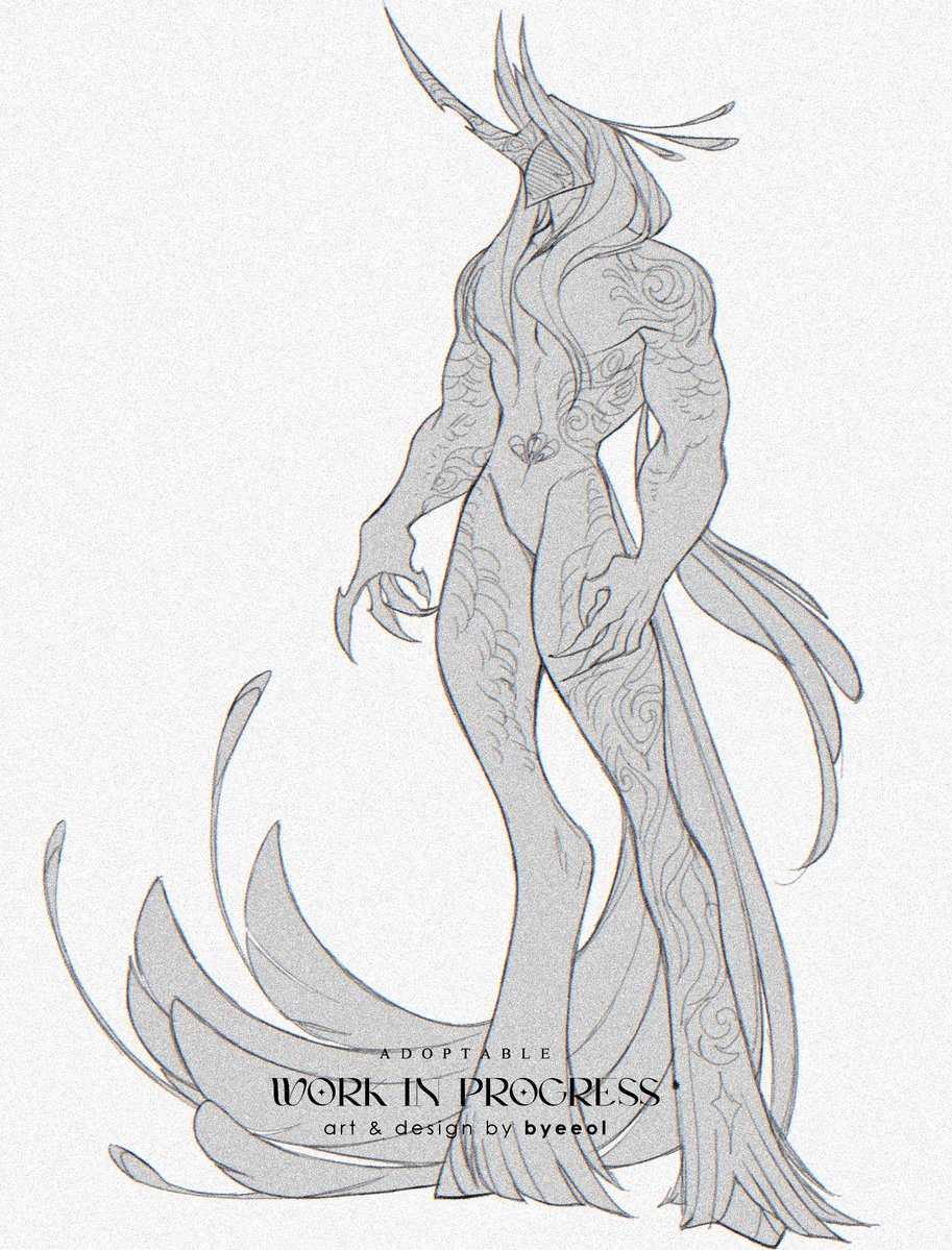 S_byeeol's tweet image. unicorn + peacock??? idk I'm having the worst artblock of my life send help🥀

#wipart #workinprogress #artshare #characterart #originalcharacter #adoptable