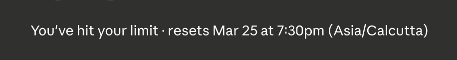 wuttttt??? I paid to use!!! now I don't know what to do in life until 7:30 PM of 25th March 😭