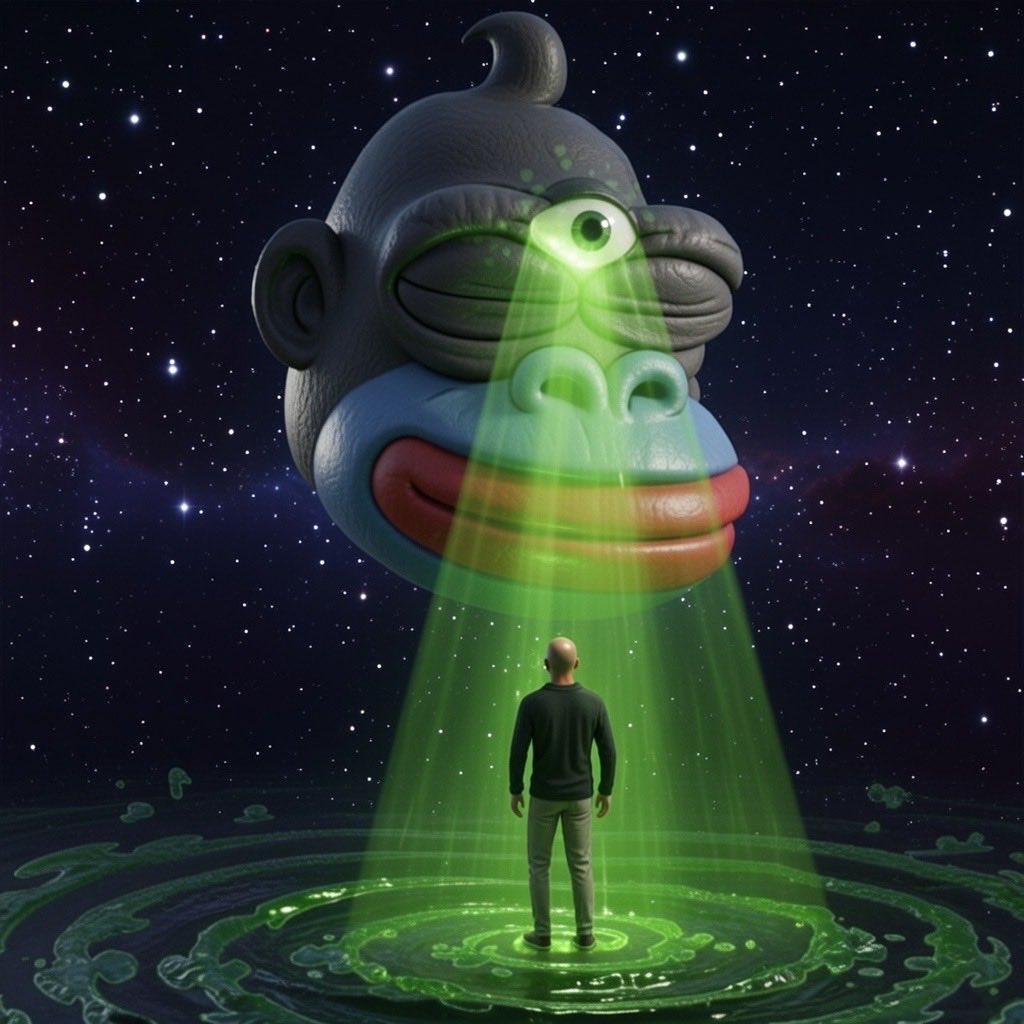 🦍👁️ THE COSMIC $MAMBO GORILLA JUST DROPPED THE THIRD EYE BEAM!

Green alpha raining down from the stars... awakening the chosen ones in pure unhinged energy. 

You standing in the light or still lost in the jungle? The takeover is HERE! 🌌💚

@mambocto $MAMBO on ETH

🌐