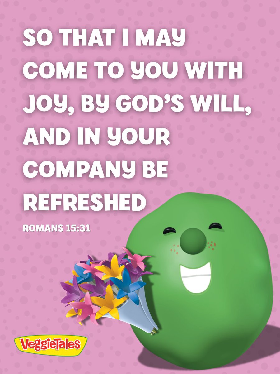 VeggieTales's tweet image. A little reminder today: joy grows where God leads 🌸
Praying your day feels light, your heart feels full, and your spirit feels refreshed.

#VeggieTales #Encouragement